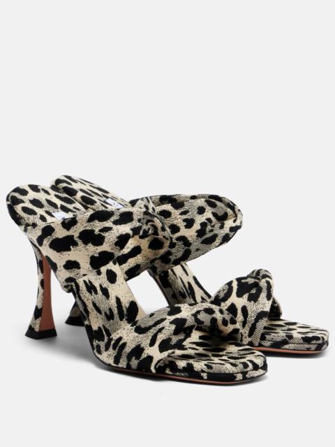 Twist 95 leopard-print sandals