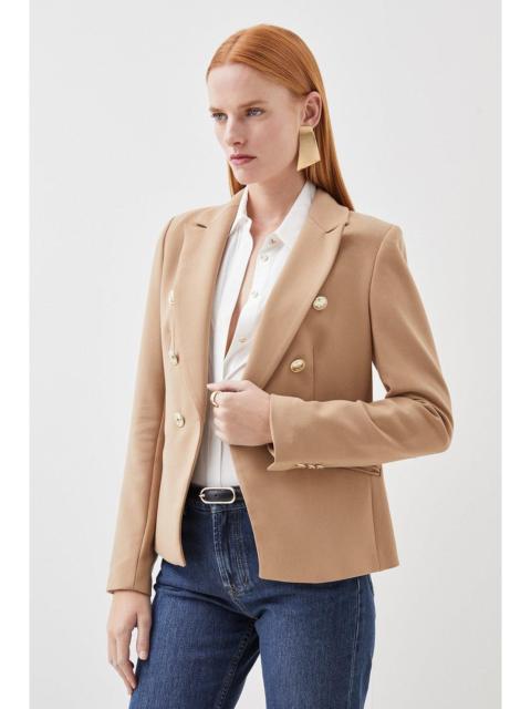 Tailored Button Military Blazer