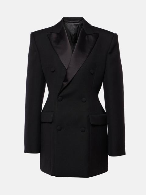 Wool blazer minidress