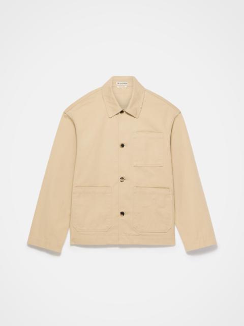 MENS PATCH POCKET JACKET IN  BEIGE