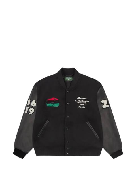 varsity bomber jacket