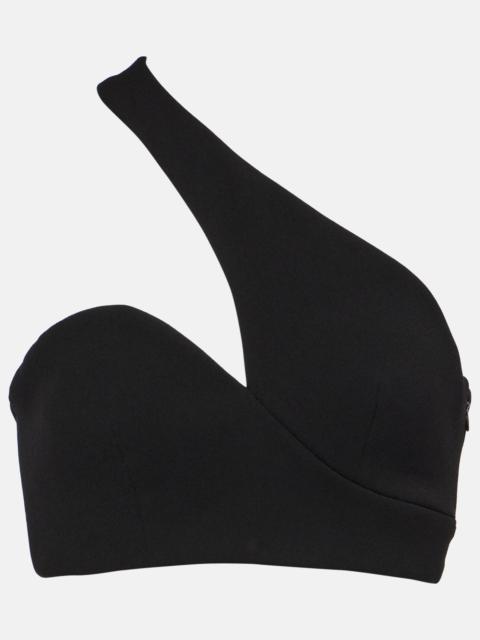 Asymmetric bra top