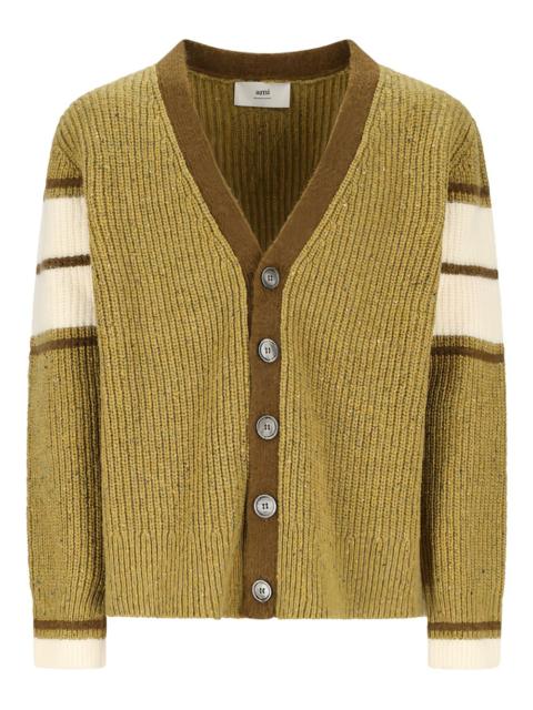 College V-neck cardigan