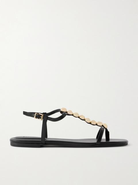 Amaya Embellished Leather Flats