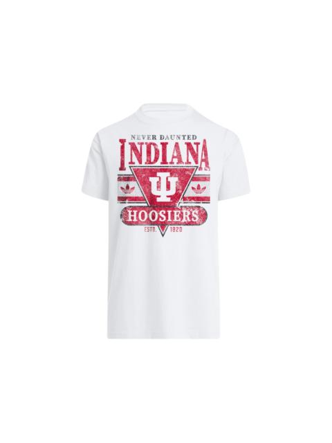 adidas Hoosiers Graphic T-Shirt Indiana White Multi