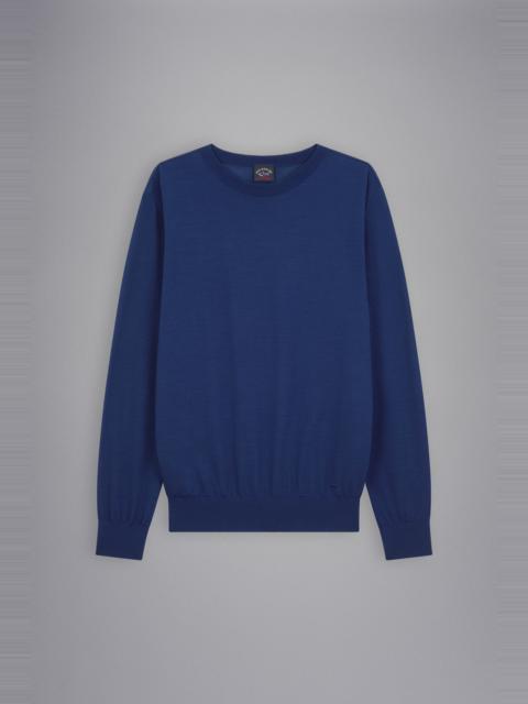 WINTER SUMMER MERINO WOOL EXTRA-FINE CREW NECK