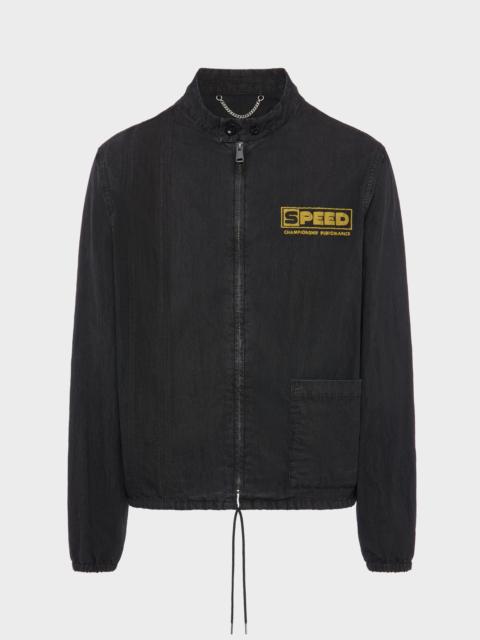 Vintage-style sportswear jacket