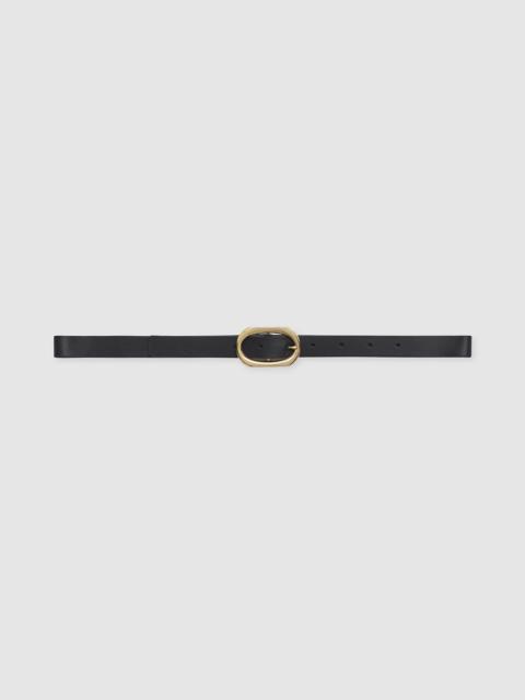 Small Signature Link Belt - Black With Gold