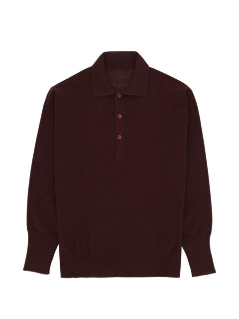 Kenneth cashmere polo shirt