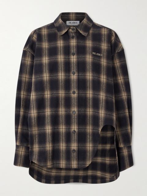 Oversized Checked Cotton-flannel Shirt