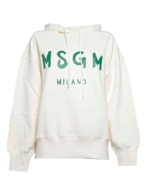 logo-print hoodie
