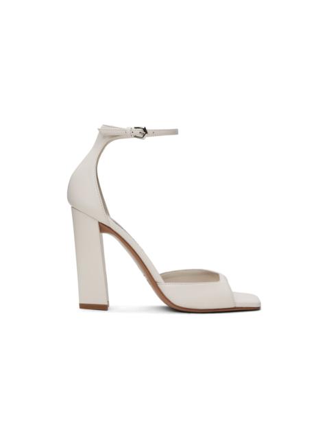 White Grace Heeled Sandals