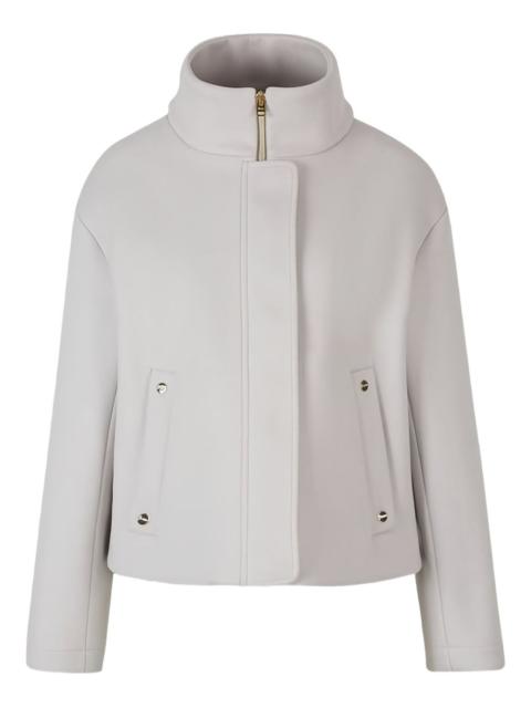 funnel-neck jacket