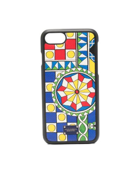geometric-print iPhone 7 and 8 case