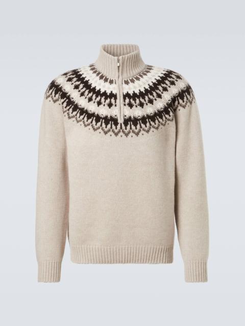 Mr Saint Gervais half-zip sweater