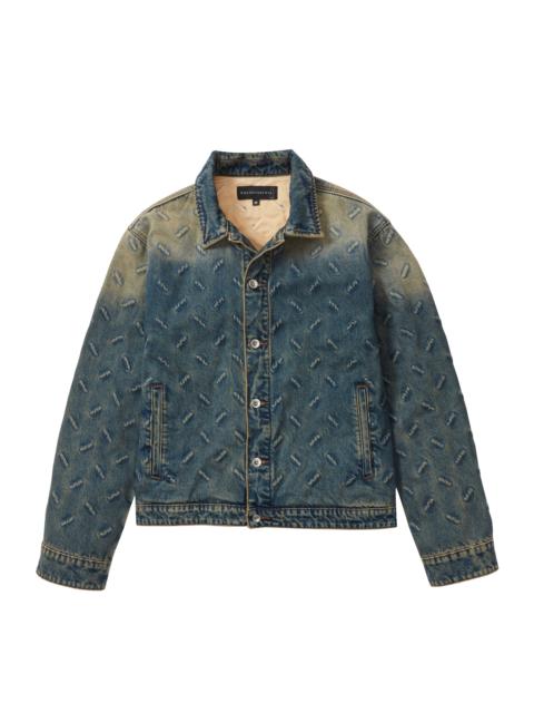 THREAD PLATE TRUCKER DENIM TAN