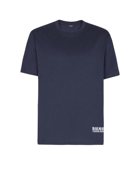 Small Balmain Stamp printed T-shirt