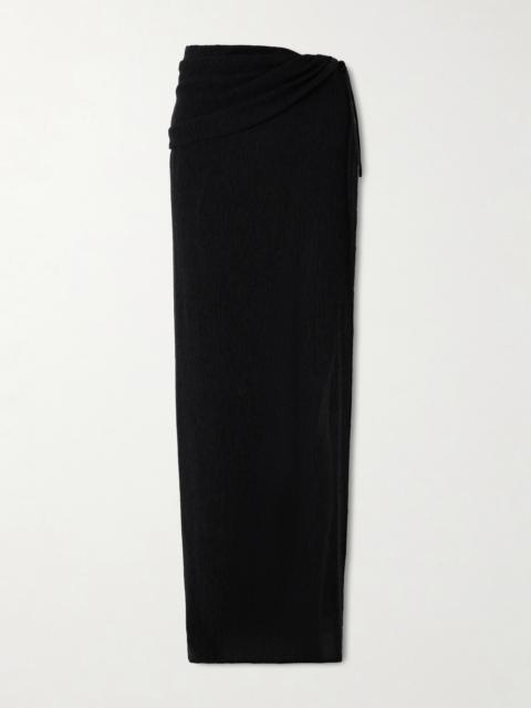 Lyocell-blend Crepon Coverup