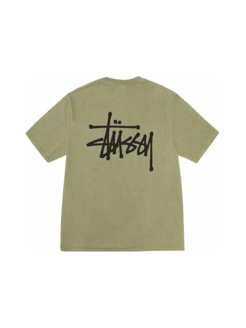 Stussy Basic Stussy Pigment Dyed T-shirt Olive
