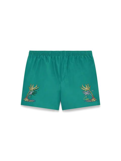Casa Embroidery Swim Shorts