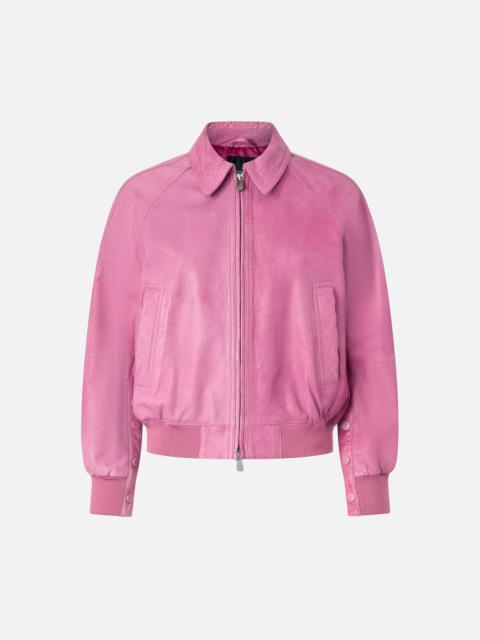 BOMBER JACKET IN VINTAGE LEATHER