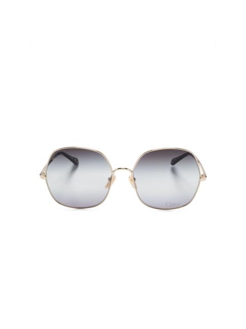 oversize-frame sunglasses