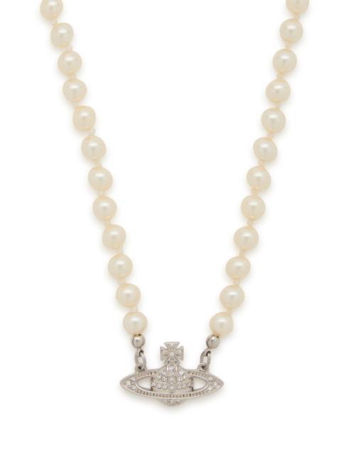 Vivienne Westwood Mini Bas Relief Faux Pearl Necklace