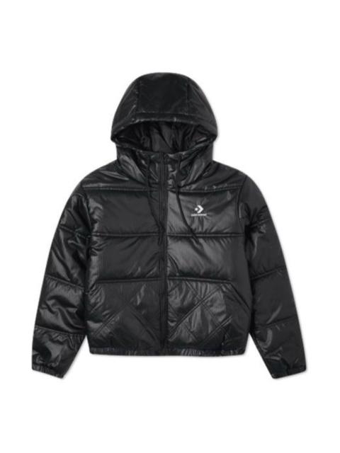 (WMNS) Converse Embroidered Star Chev Jacket 'Black' 10022007-001