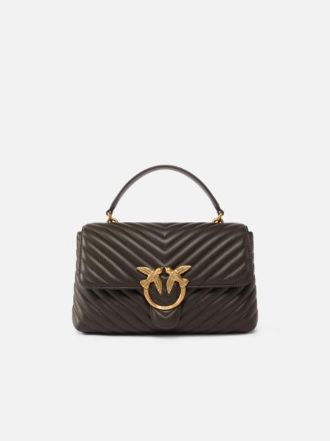 MEDIUM HANDBAG LOVE BAG PUFF CHEVRON IN NAPPA LEATHER