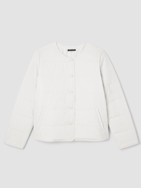 Silk Nylon Quilted Jacket