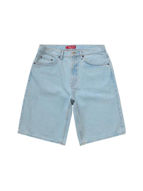 Supreme Baggy Denim Short Washed Indigo