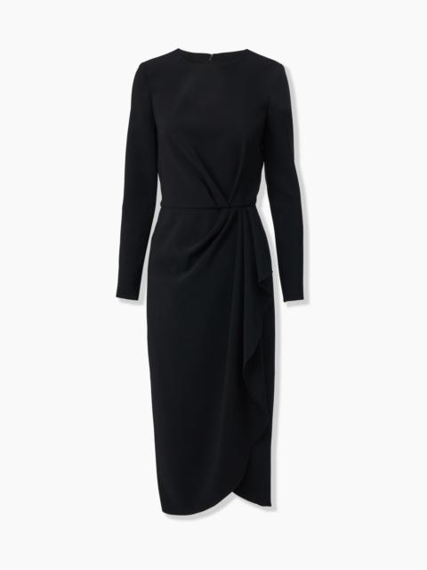 Sheath Dress With Side Drape