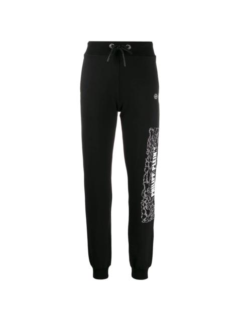 Crystal Plein track pants