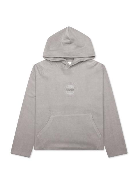 RACE HERRINGBONE HOODIE - STONE