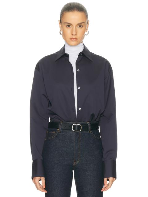 Cotton Silk Button Up Top