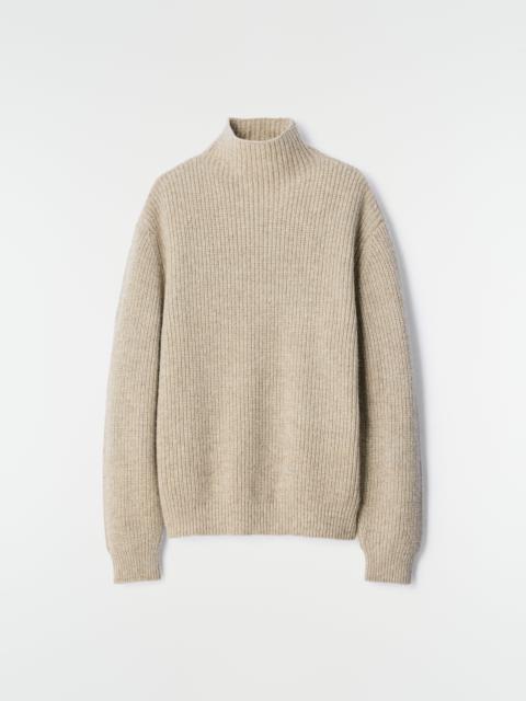 HIGH NECK SWEATER IN YAK ALPACA