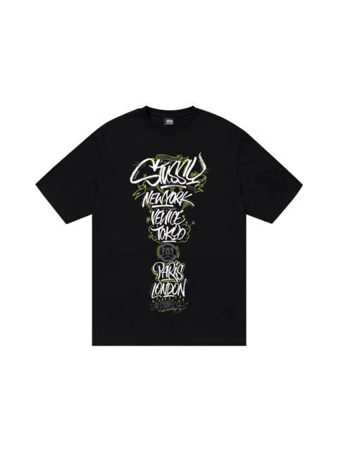 Stussy Born X Raised Handstyles Tee Black