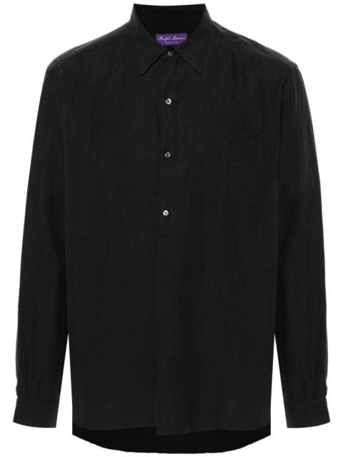 pointed-collar shirt
