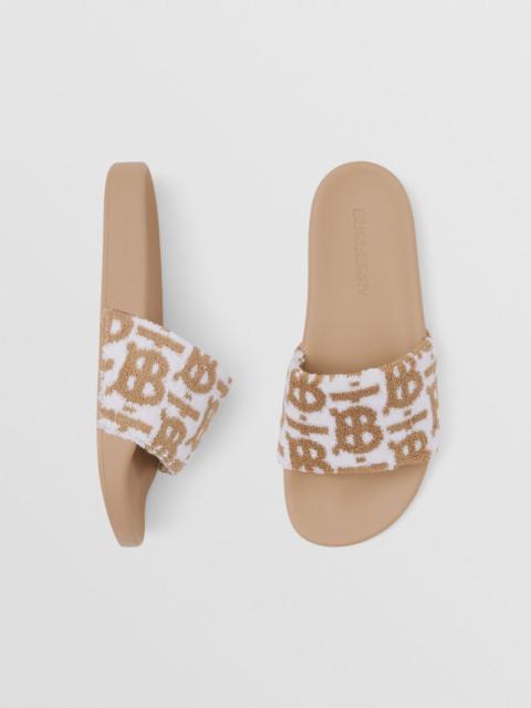 Monogram Cotton Jacquard Slides