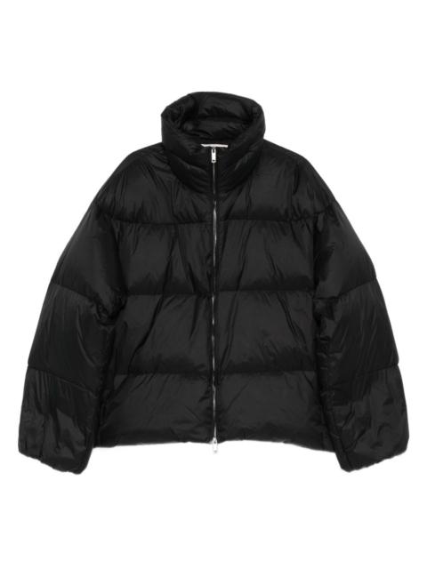 zip-up puffer jacket