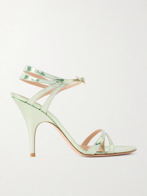 95 Mirrored Leather Sandals