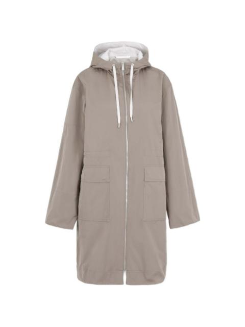 hooded pocket coat