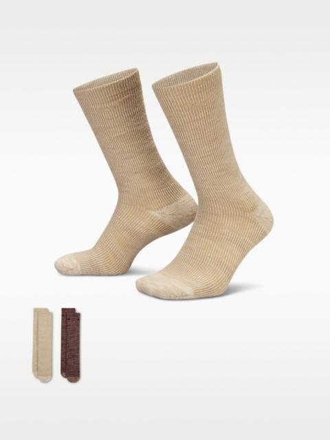Nike Everyday Cushioned Crew Socks (2 Pairs)