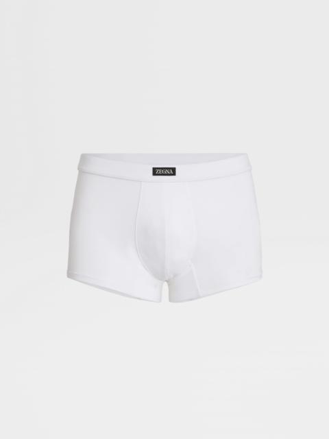 WHITE STRETCH MODAL TRUNKS