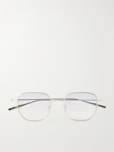 Revere Square-frame Platinum-tone Titanium Sunglasses