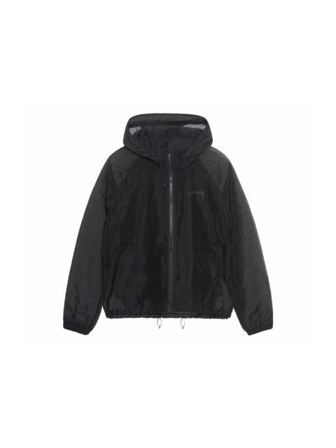 Stussy Beach Ripstop Transparent Shell Jacket Black