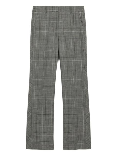 checkered tailored trousers