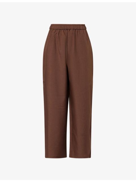 Baxter Wide-Leg Woven Trousers