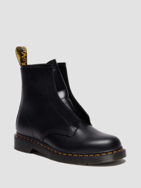 1460 LACELESS Smooth Leather Slip On Boots