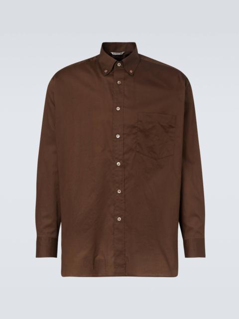 Oversized cotton shirt